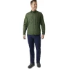 Men'S Coast Long Sleeve Shirt Highland Green Check
