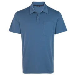 Men'S Global Short Sleeve Polo Cumbria Blue
