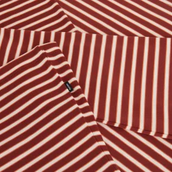 Women'S Shoreline Long Sleeve Top Auburn Red/Ecru Stripe